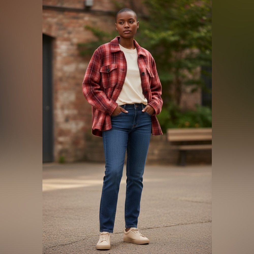 Lucky Brand Plaid Shacket